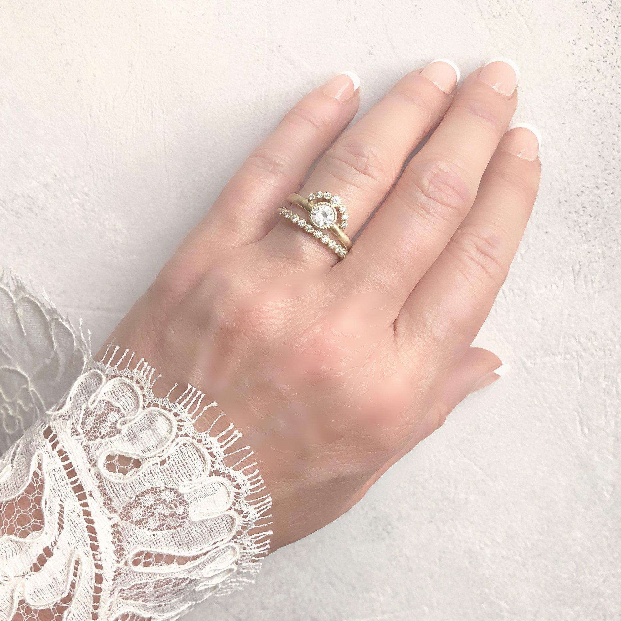 Adeline Diamond Tiara Ring