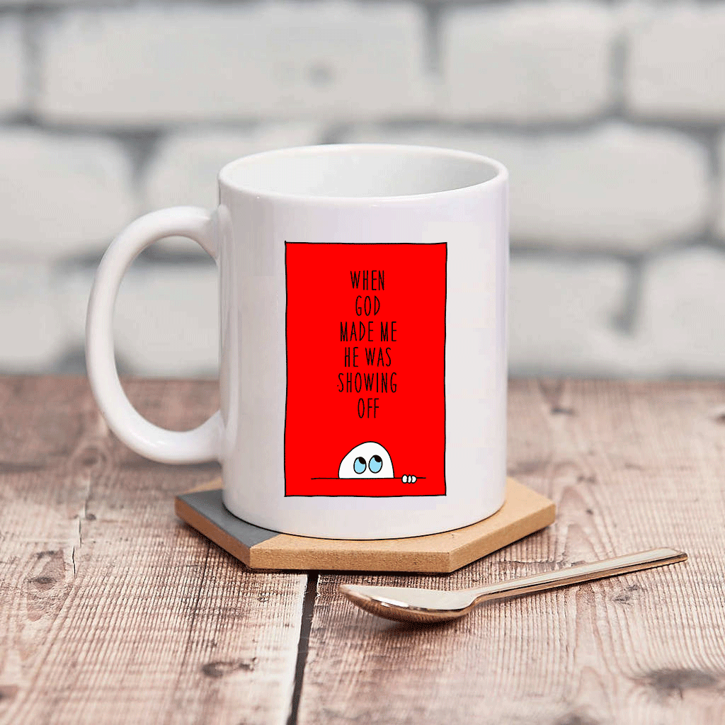 Showing Off mug | Humorous Mug | Fab Cow