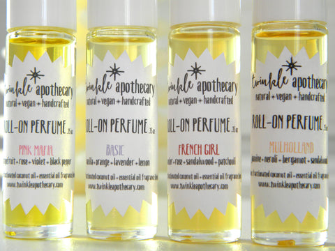 set of 4 perfumes twinkle apothecary 