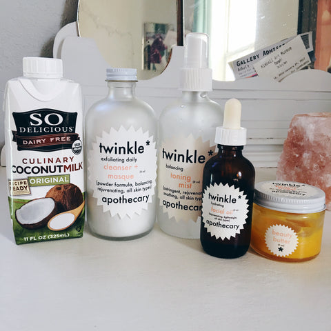 twinkle apothecary coconut milk facial 