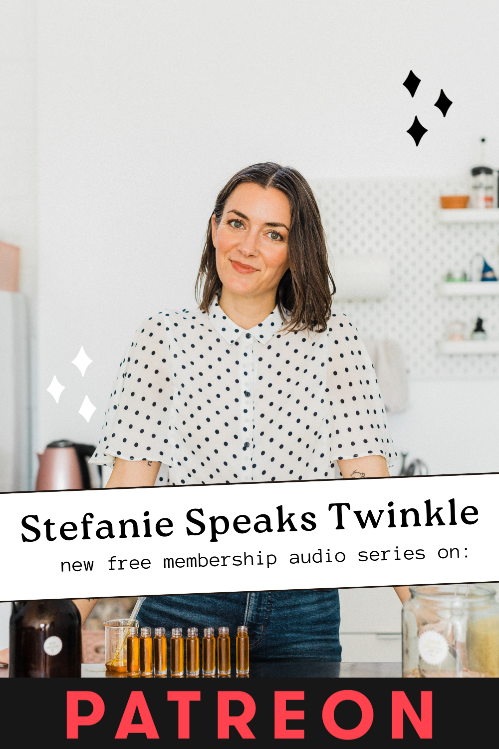 stefanie speaks twinkle free audio post series on Patreon