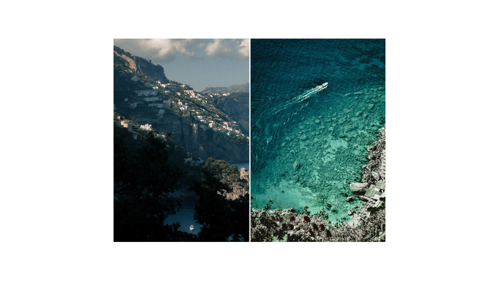 views from above in Capri Italy