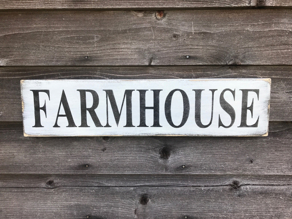 farmhouse sign, farmhouse decor, primitive home decor ...