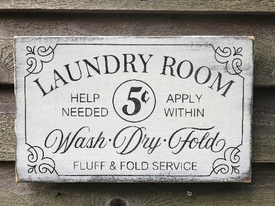 Mobel Wohnen Laundry Room Wood Sign Farmhouse Laundry Room