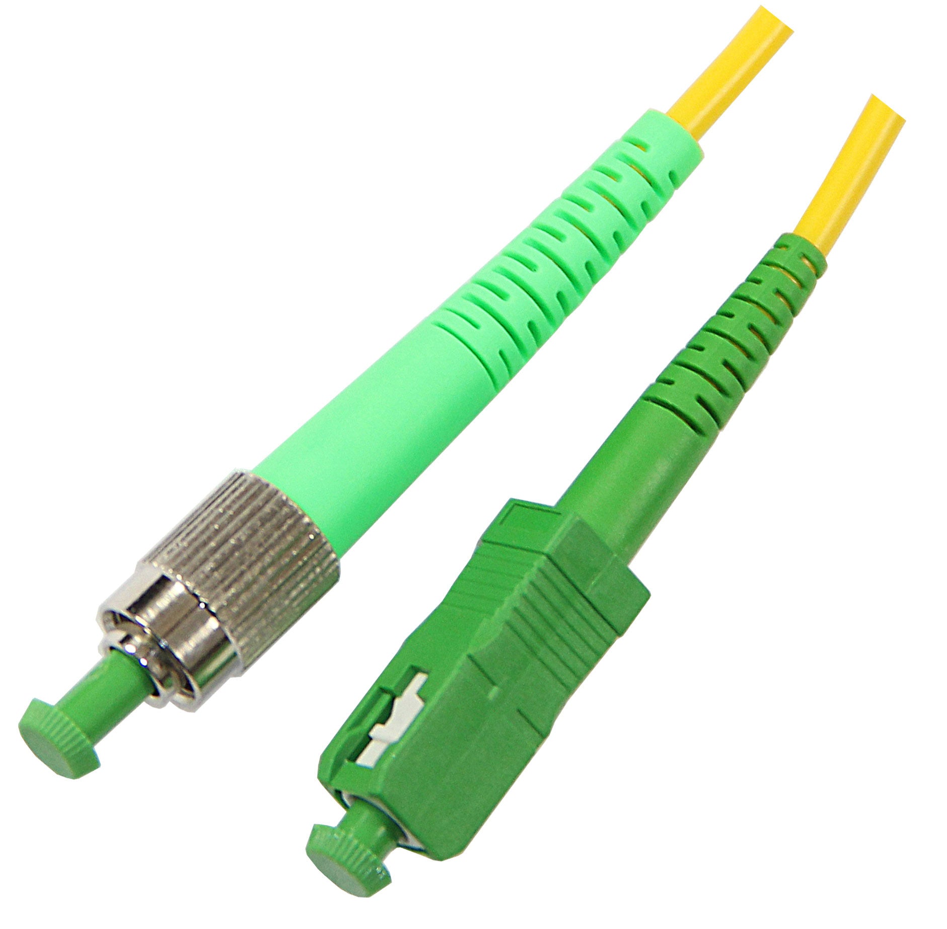 FC/APC - SC/APC Simplex 9/125µm Single Mode Patch Cord – Fosco Connect