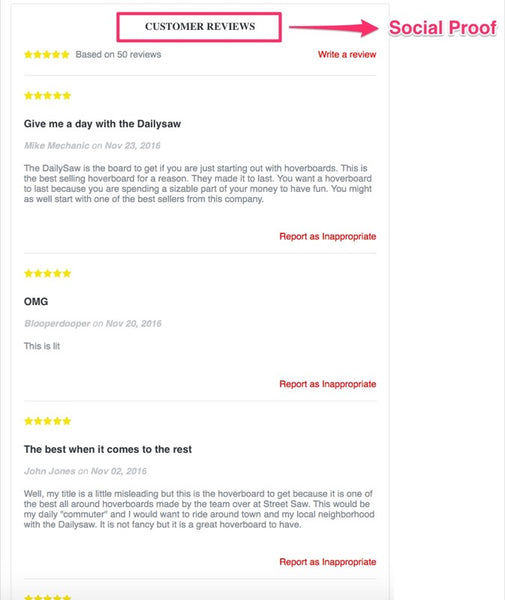 StreetSaw Customer Reviews
