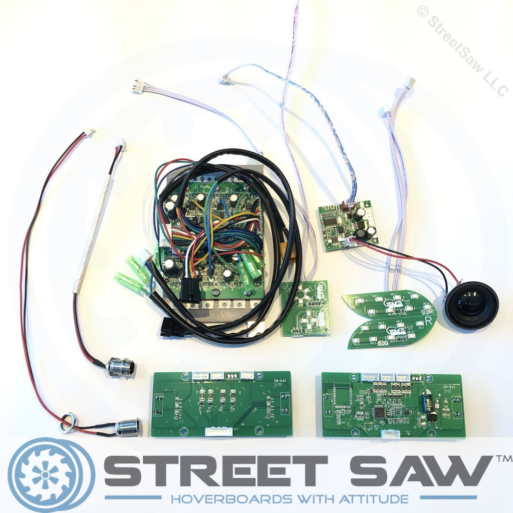 Green Hoverboard Motherboard Repair Kit | Bluetooth, 3pc StreetSaw