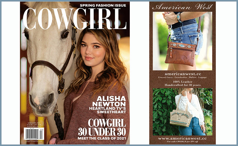 As seen in Cowgirl Magazine Mar/Apr 2021 issue.