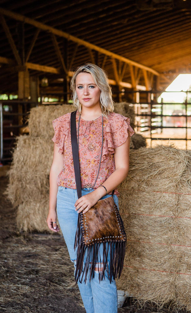 Fringed Cowgirl Hobo Crossbody – American West Handbags