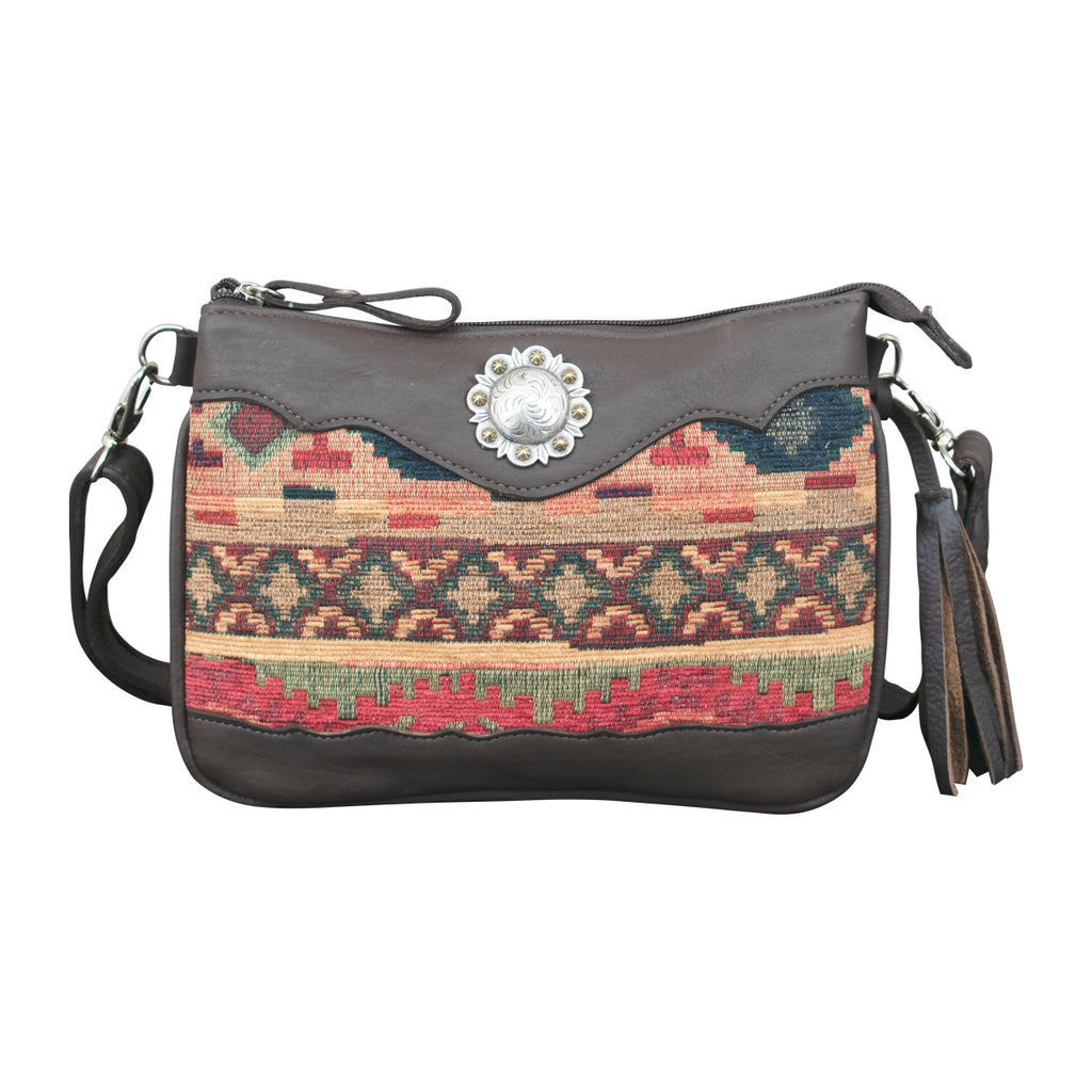 Inlay Eagle Zip-Top All Access Crossbody – American West Handbags