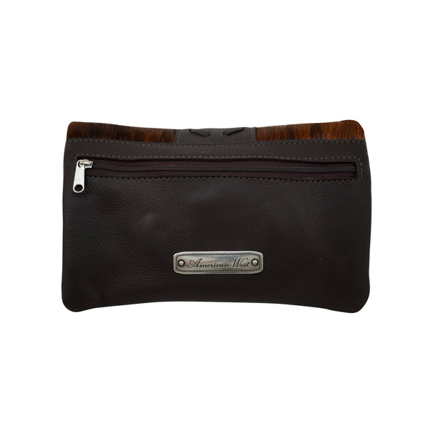 American West Womens Grab-And-Go Foldover Crossbody/Clutch/Wallet