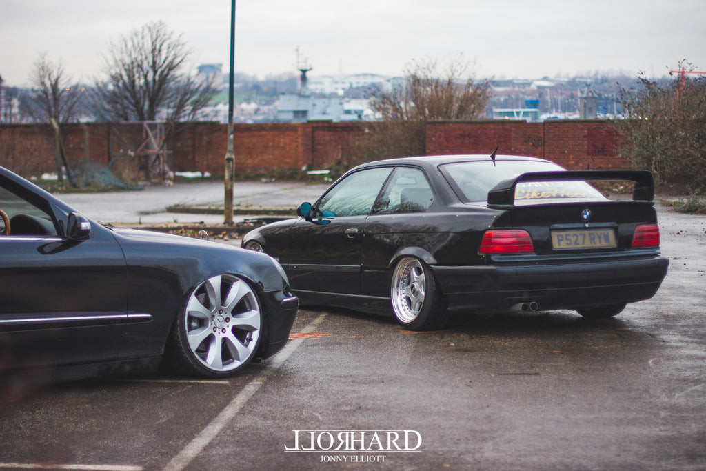 Mercedes S500 BMW E36 BBS RF Airlift suspension Air ride