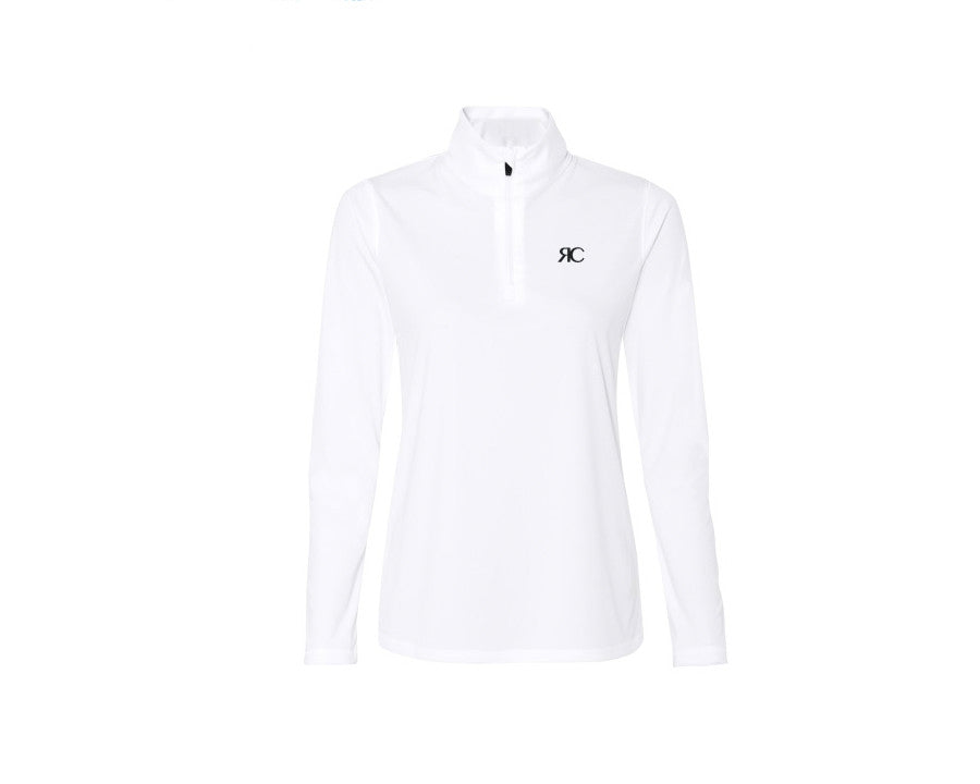 White Zipper Front Pullover Jacket - The Aspen – Regine Chevallier