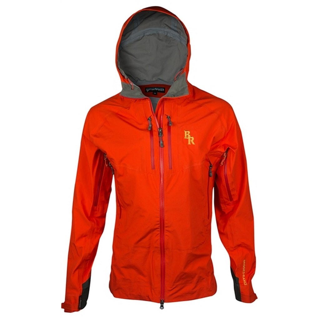 brooks jackets mens orange