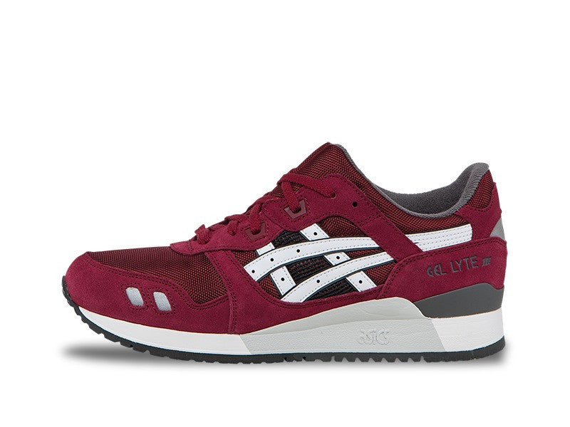 asics gel lyte 3 burgundy white