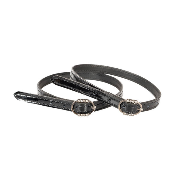 Double Keeper Leather Spur Straps - The Dressage Pony Store