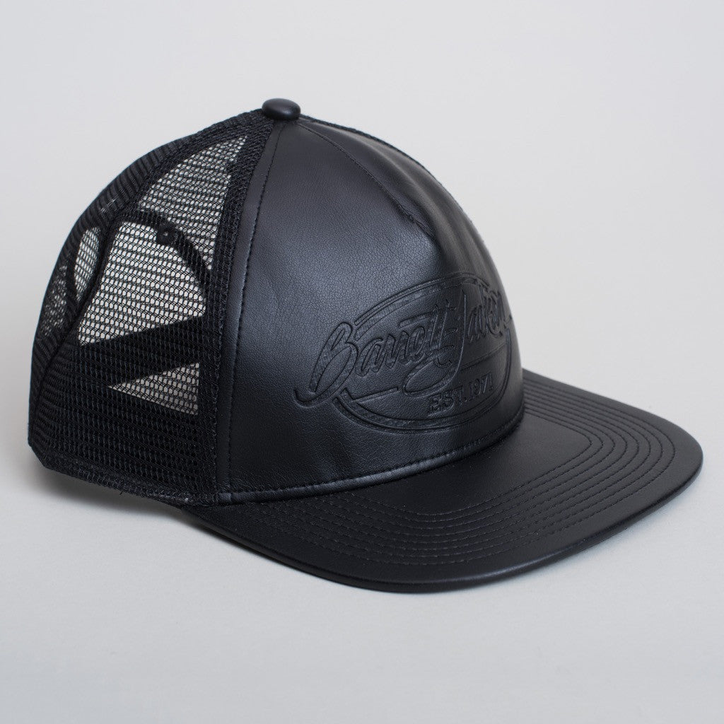 Leather Debossed Hat – Barrett-Jackson
