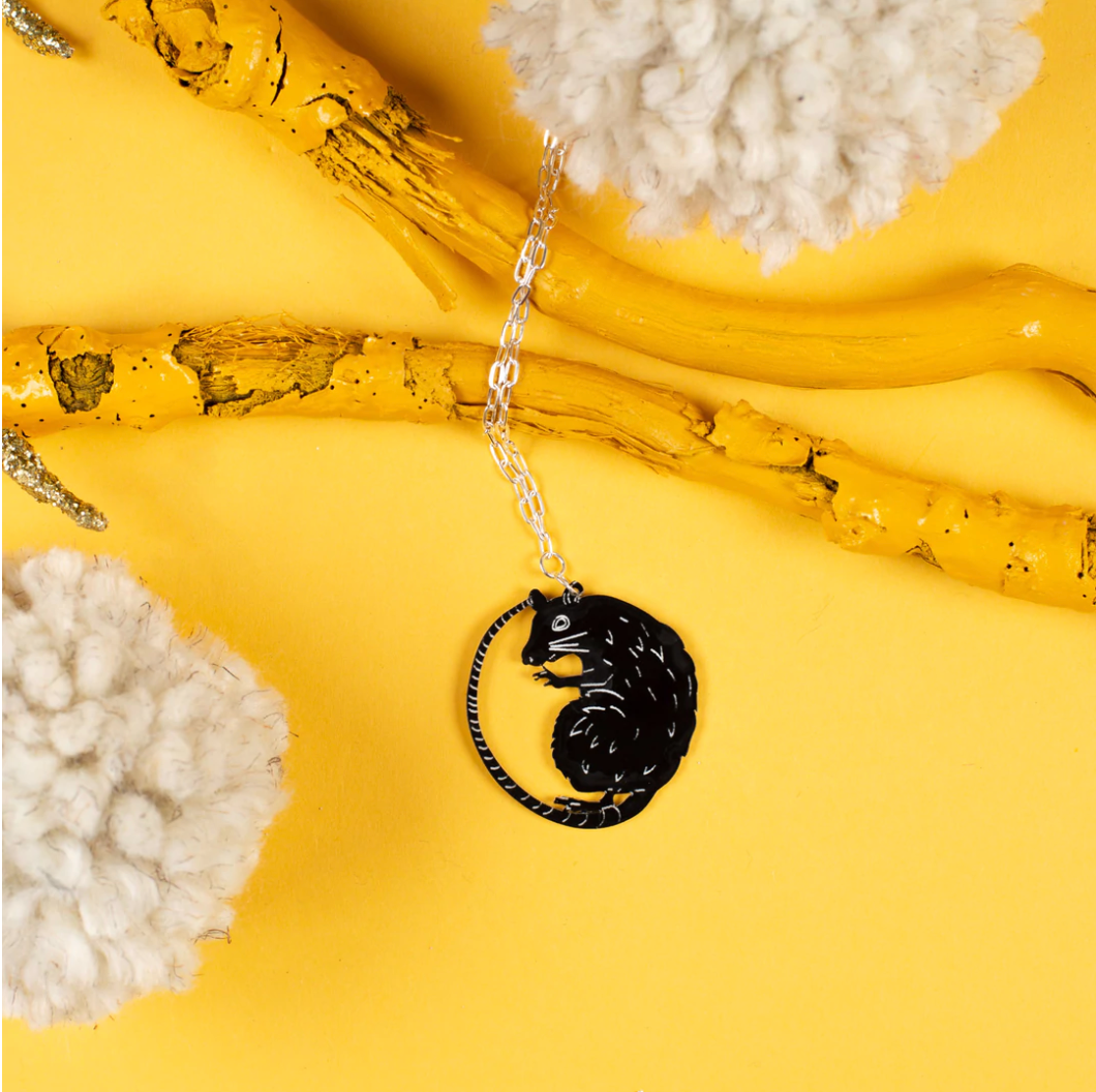 Black Rat Necklace