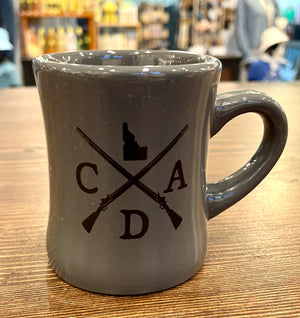 CDA Musket Logo 10oz Diner Mug - CDA IDAHO Clothing Company