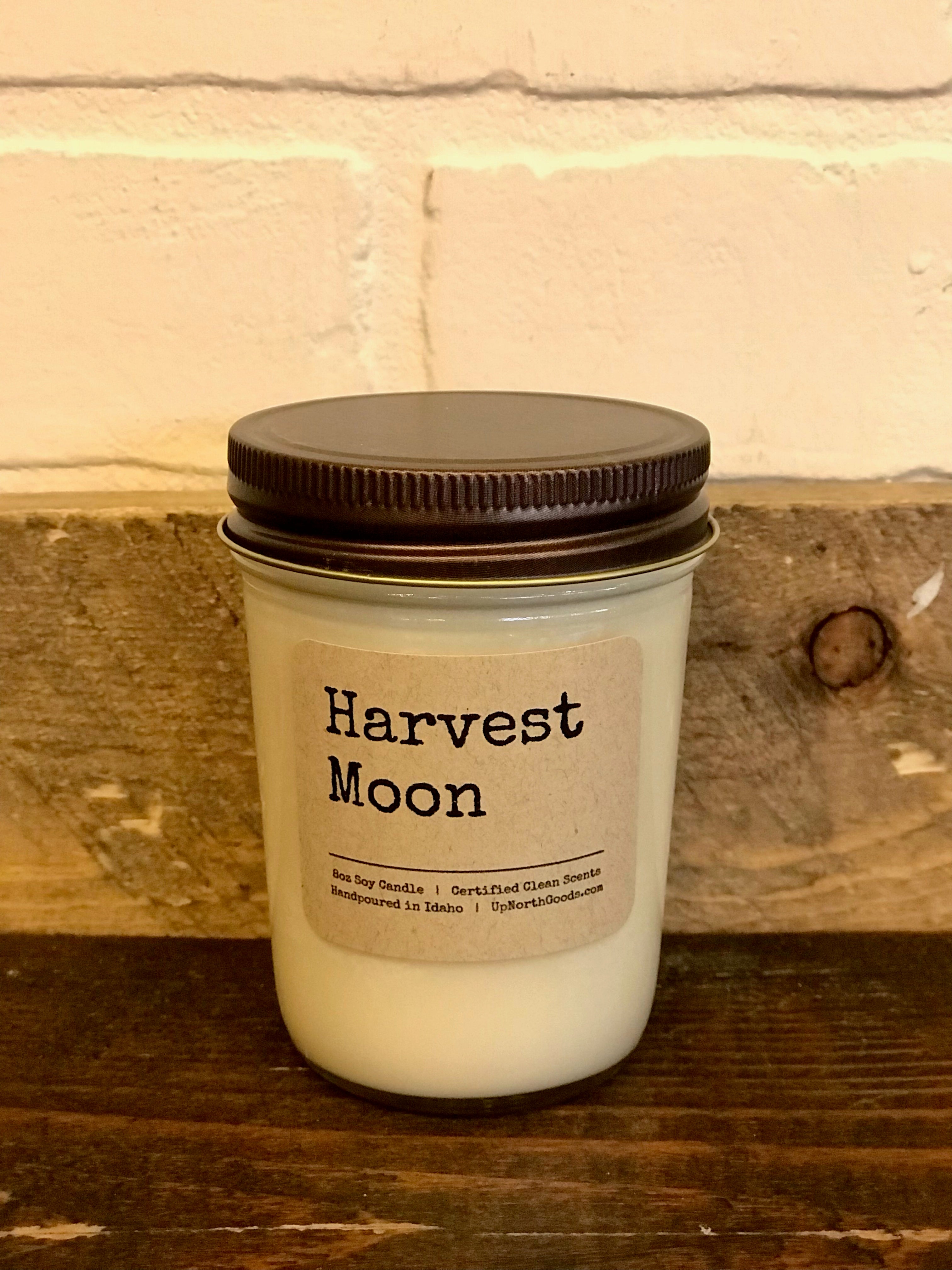 Harvest Moon 8oz Soy Candle by Up North Goods