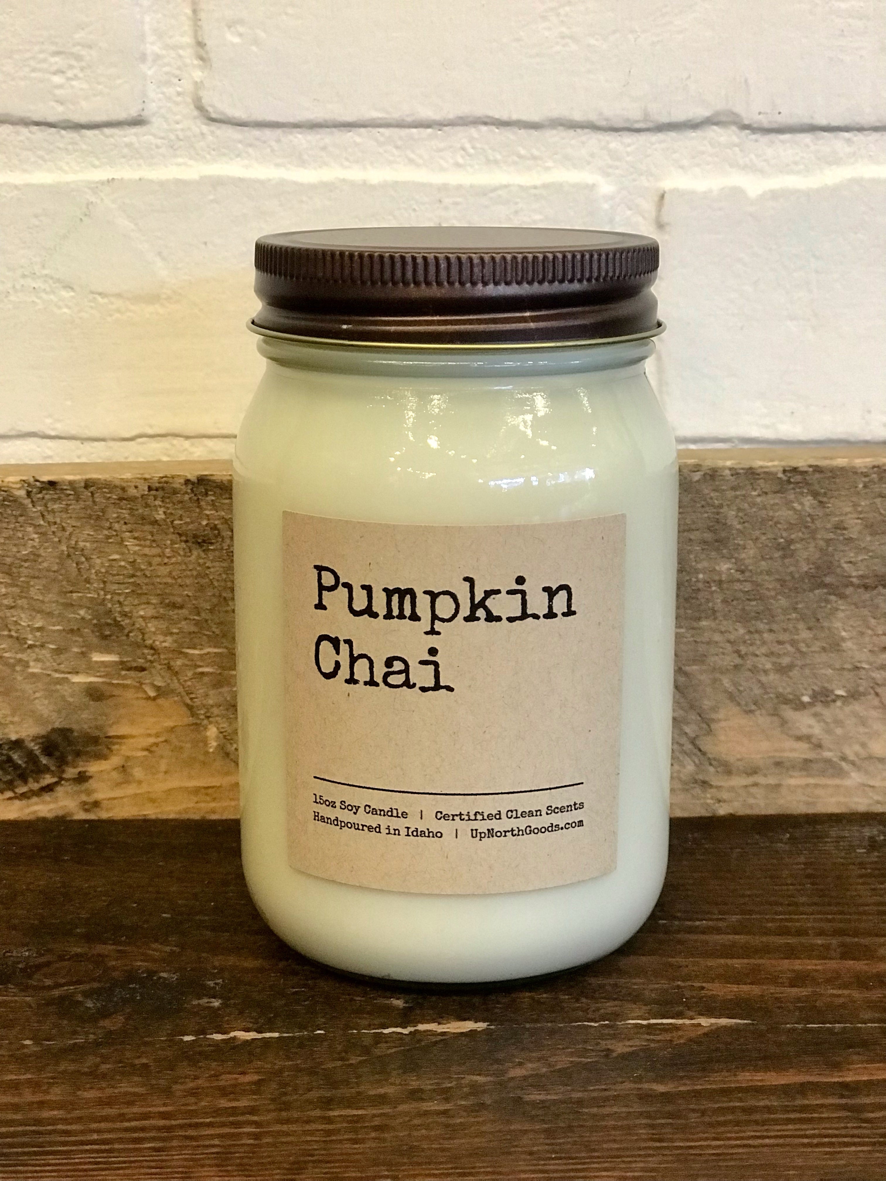 Pumpkin Chai 15oz Soy Candle by Up North Goods