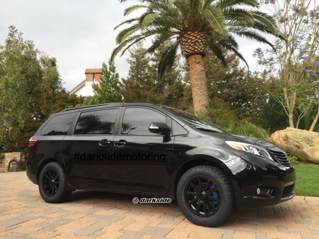 lifted toyota sienna van