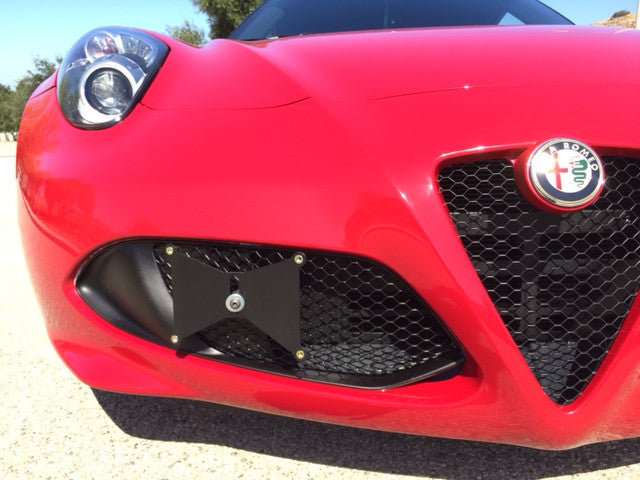 alfa romeo license plate holder