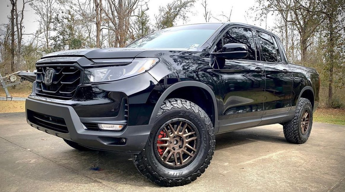 Honda Ridgeline Leveling Kit Before And After