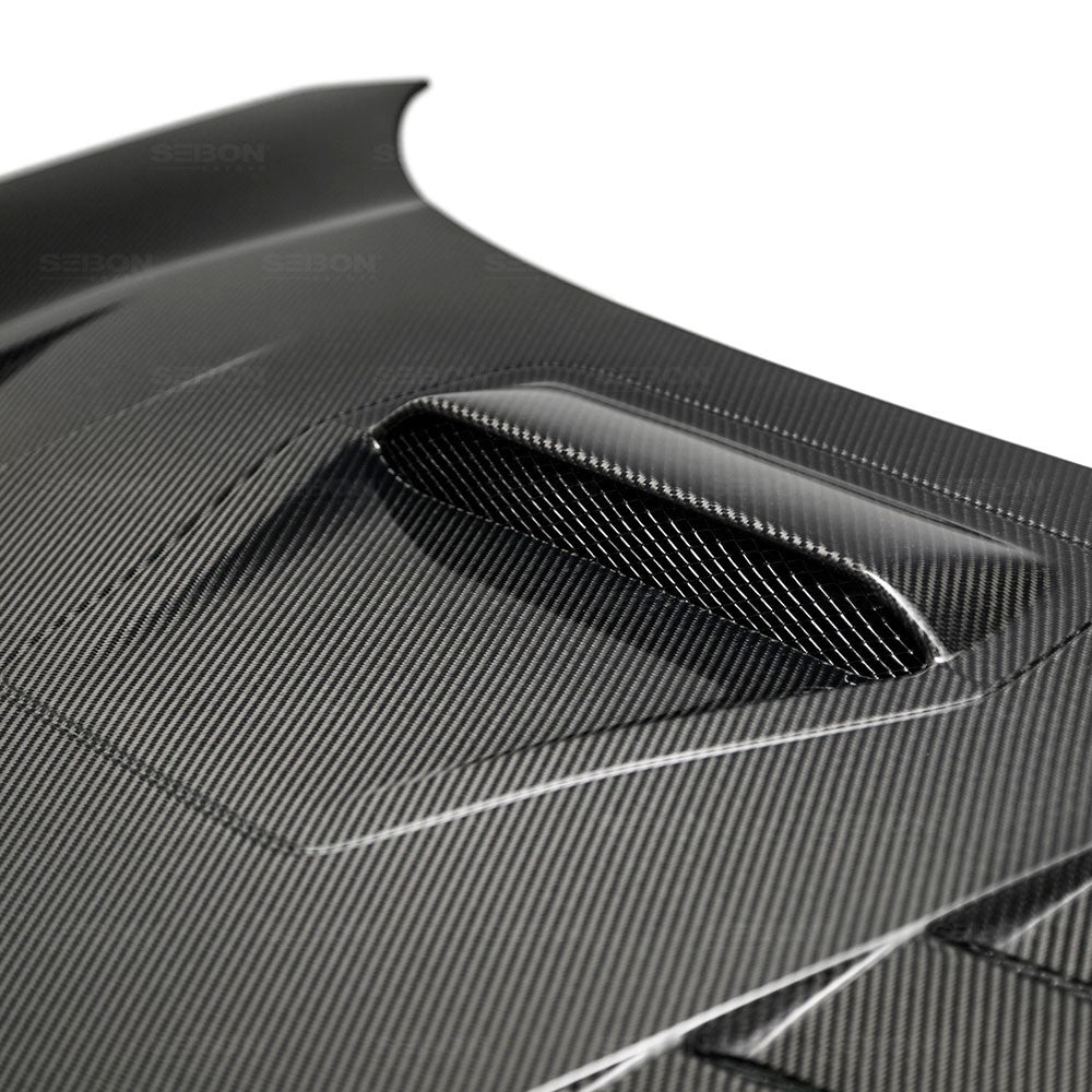 Seibon TS-Style Carbon Fiber Hood 2017-2018 Honda Civic Type R 