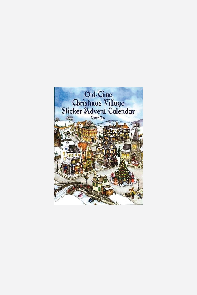 OldTime Christmas Village Sticker Advent CalendarN Sea Apple