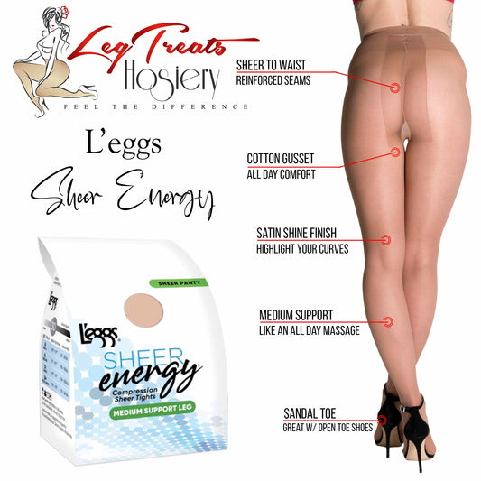 Leggs Sheer Energy Control Top Pantyhose