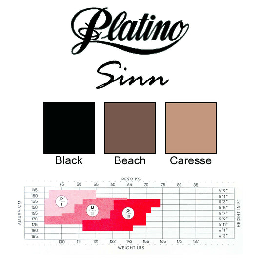 Platino Eco 13D Sheer to Waist Pantyhose - Matte Shine Wide
