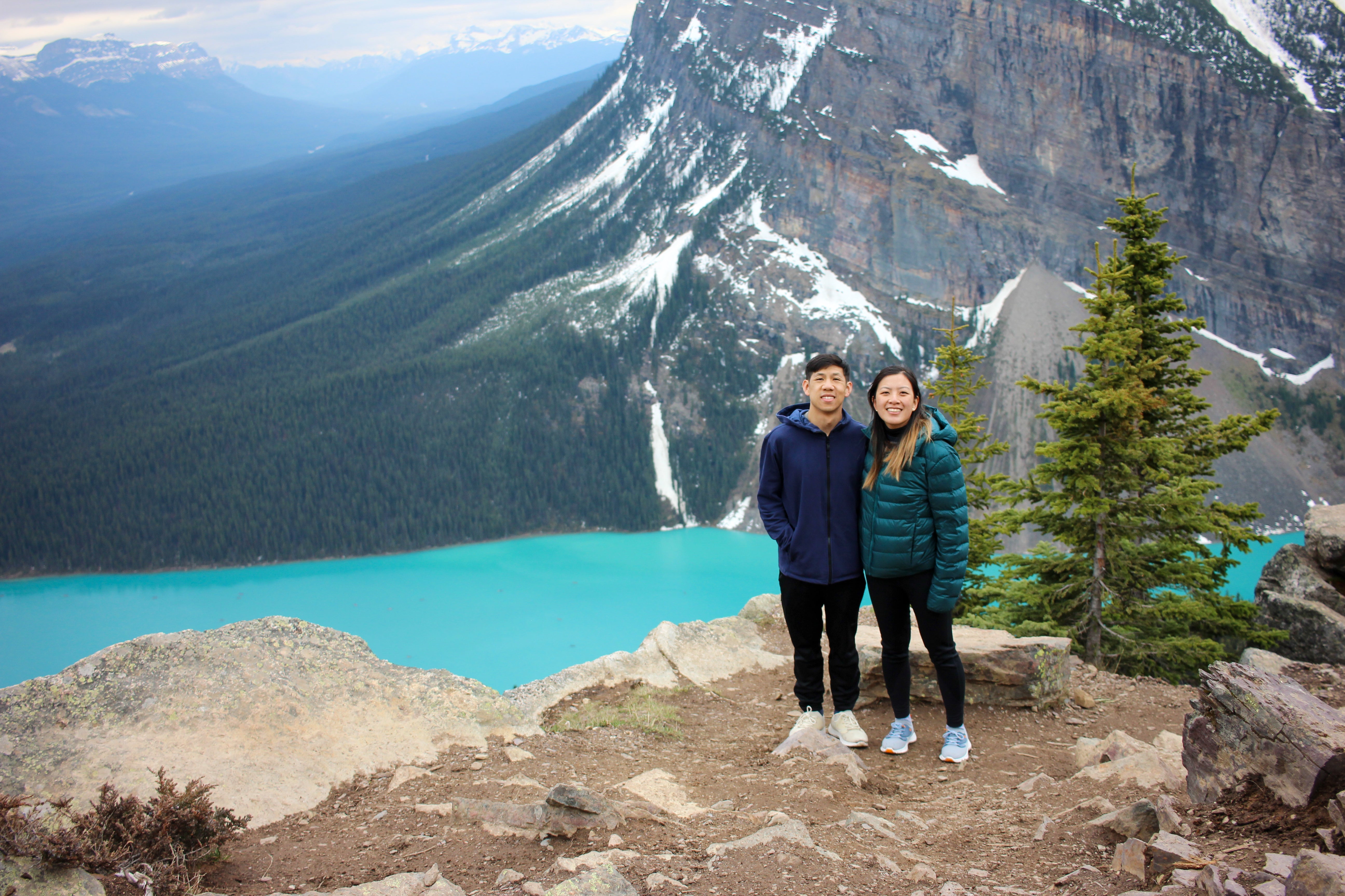 Samantha Yu Chris Chan Banff honeymoon