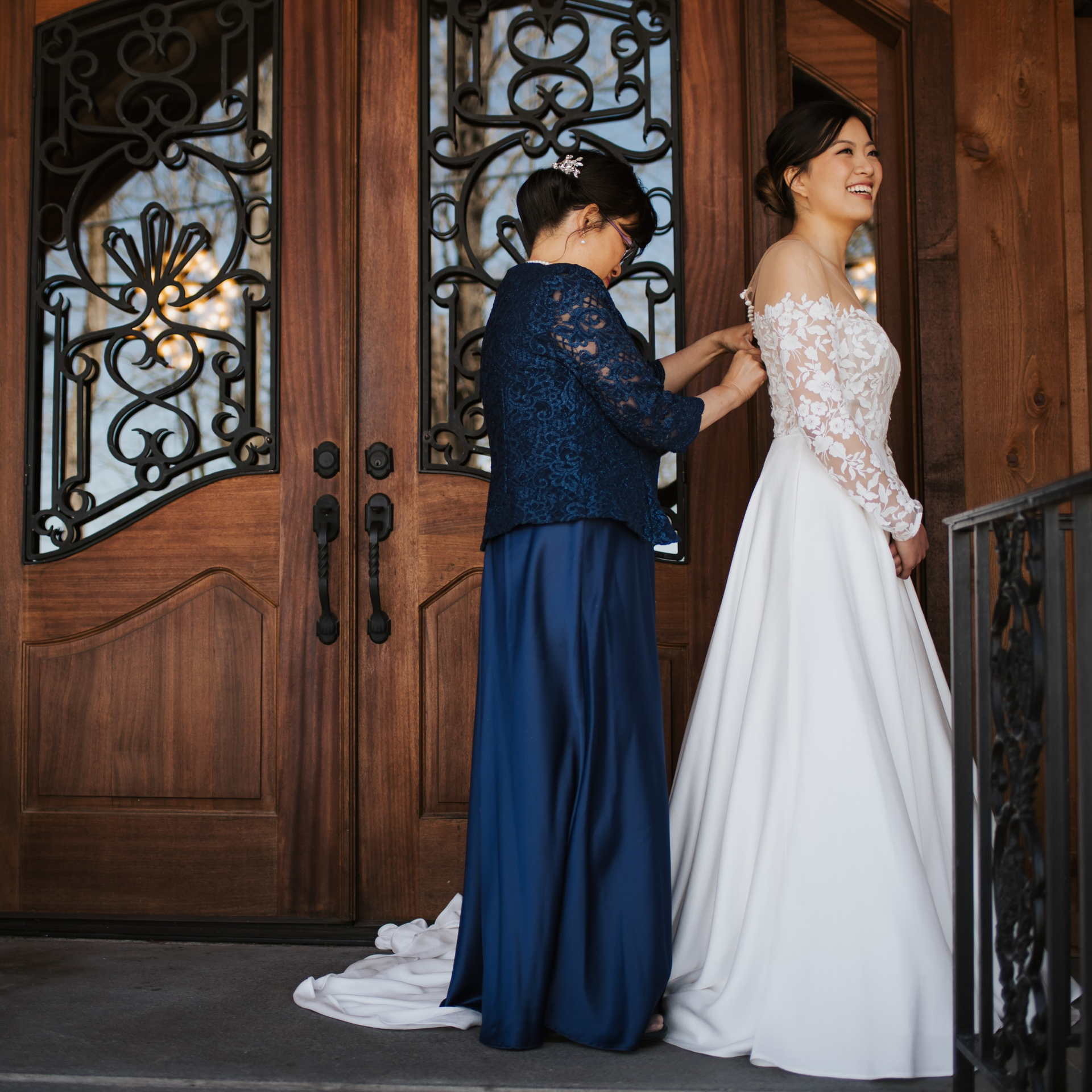 sustainable wedding New York Hudson Valley VEERAH Bride Samantha Melody Yu