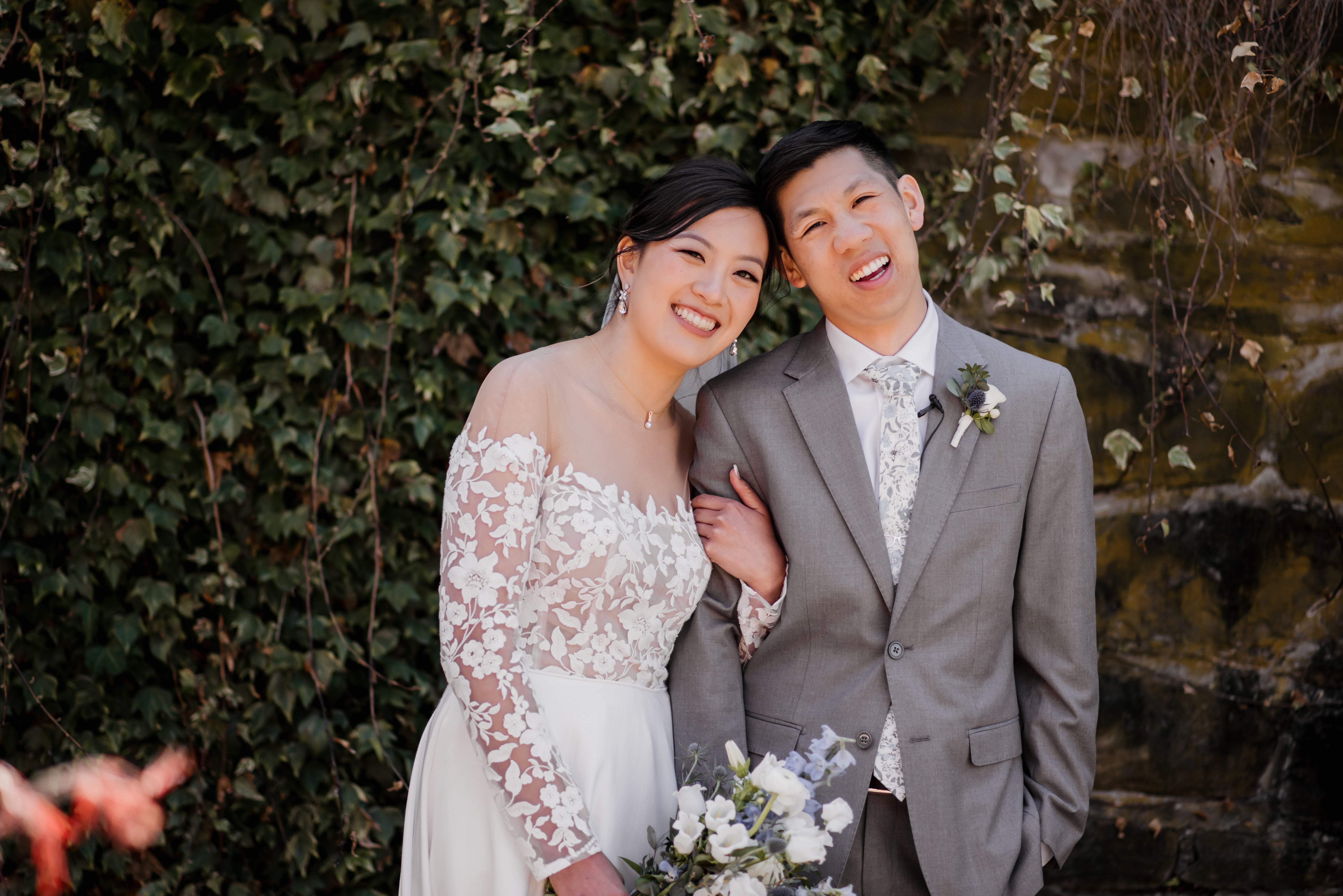 sustainable wedding New York Hudson Valley VEERAH Bride Samantha Melody Yu