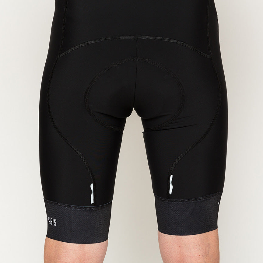 the black bib shorts