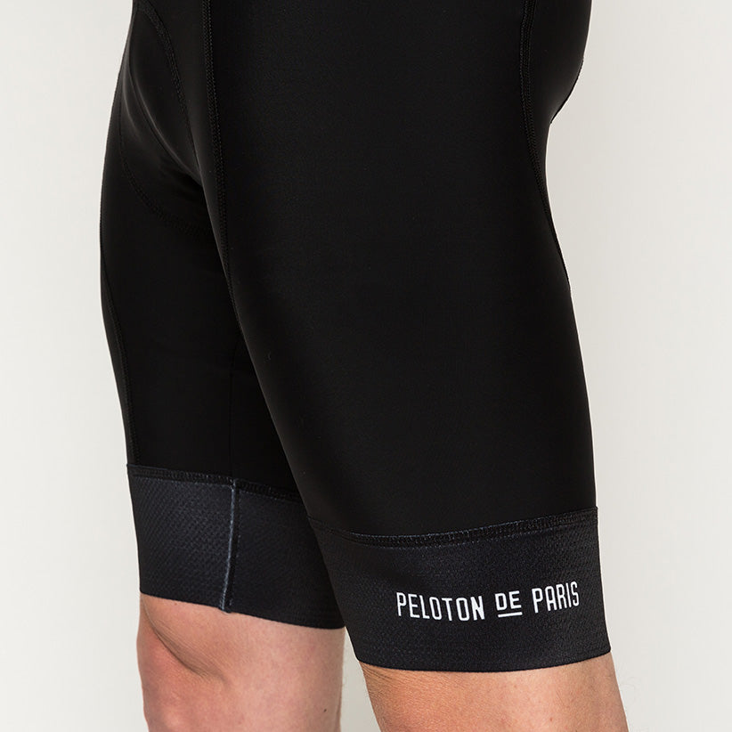 the black bib shorts