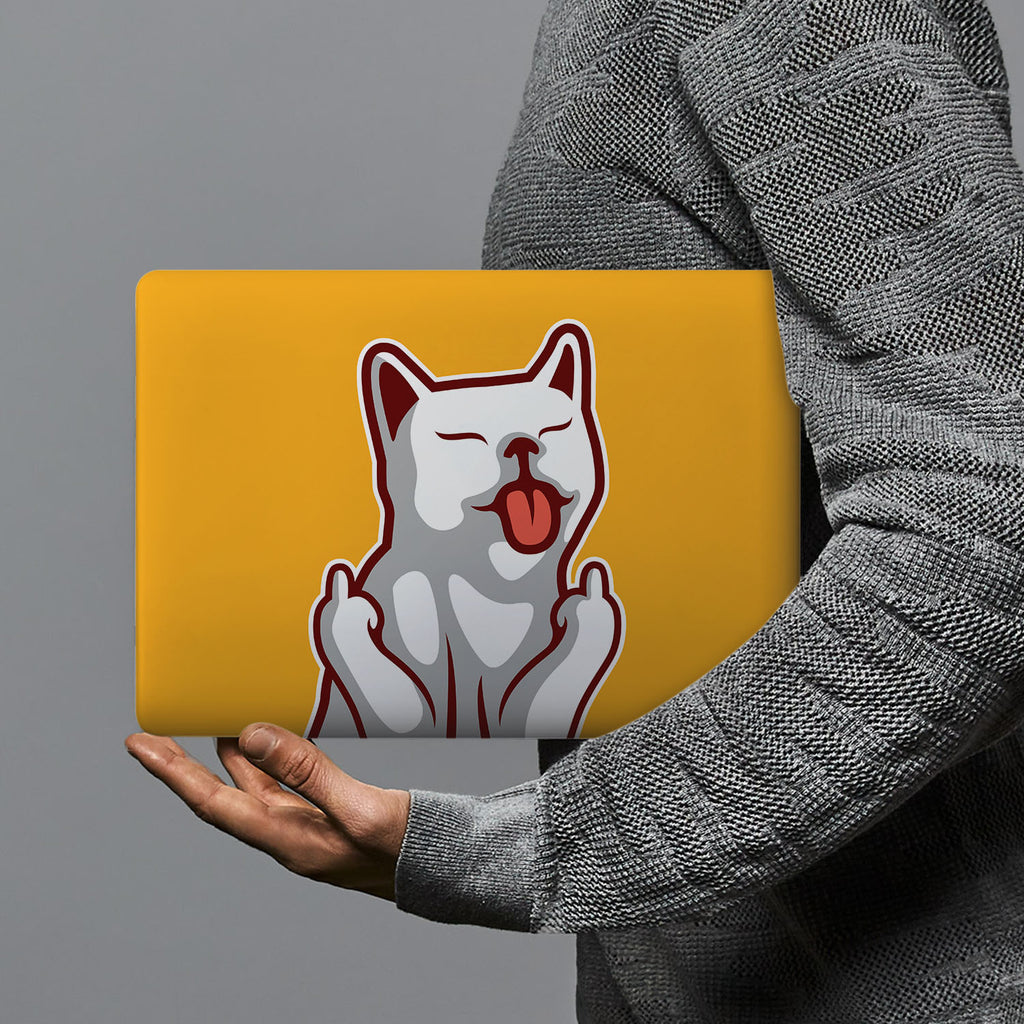 hardshell case with Cat Fun design combines a sleek hardshell design with vibrant colors for stylish protection against scratches, dents, and bumps for your Macbook
