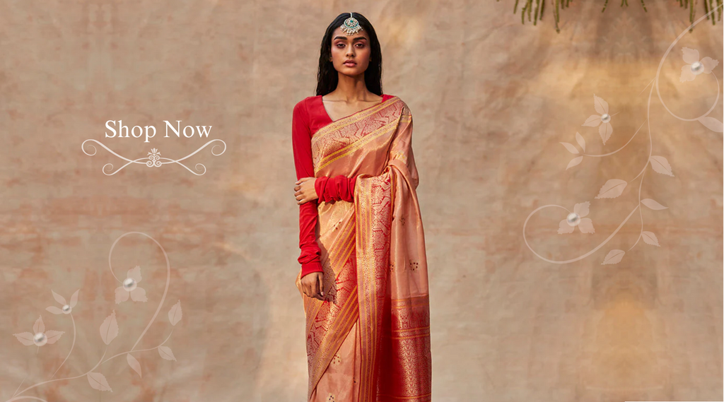 Multi Colored Beautiful Branded Weaving Silk Saree - Mannat