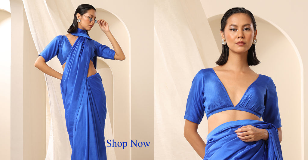 Royal_Blue_Pure_Silk_Saree_With_Satin_Finishing_WeaverStory