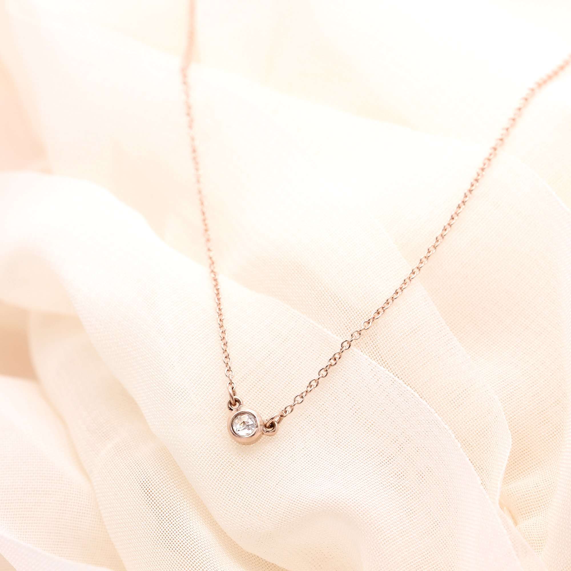 Rose Cut Ice Diamond Necklace | Platinum - Alysha Whitfield