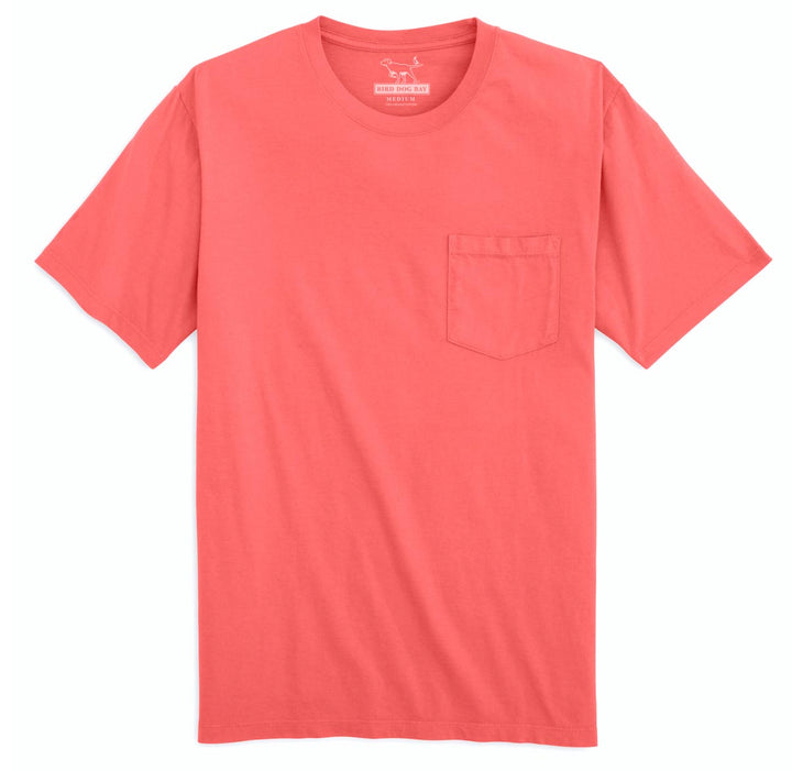 – Pink Tide: Greens Sleeve T-Shirt Short - High Collared