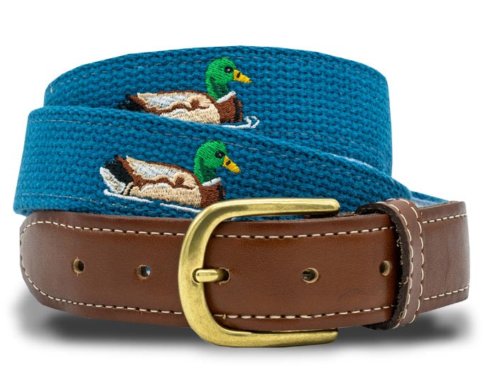 Golf Embroidered Belt