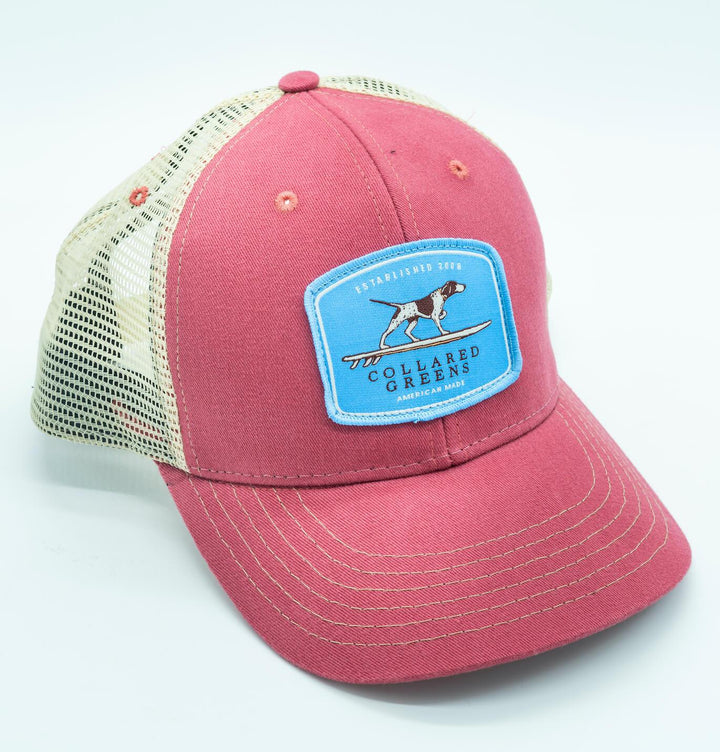 Yellow Lab: Badged Trucker Cap - Shoal Blue – Collared Greens