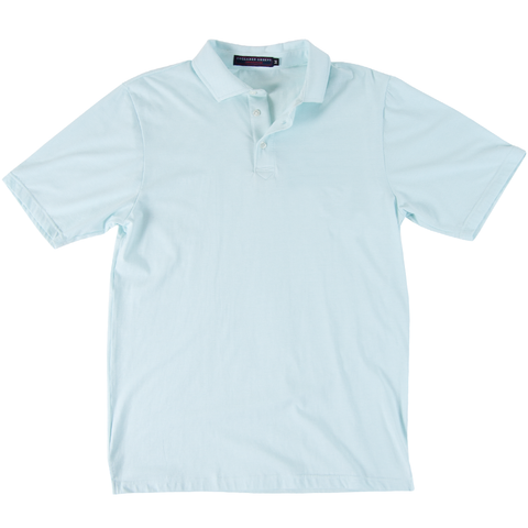 The Ward Men's Performance Polo Salmon/Carolina - Collared Greens