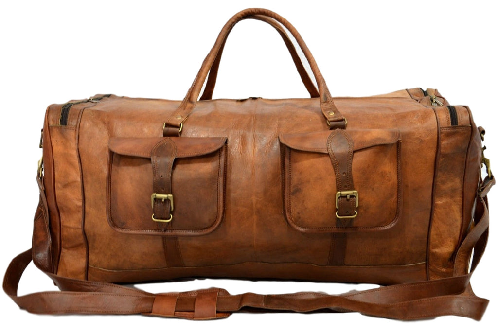 Vintage Leather Travel Bag 76