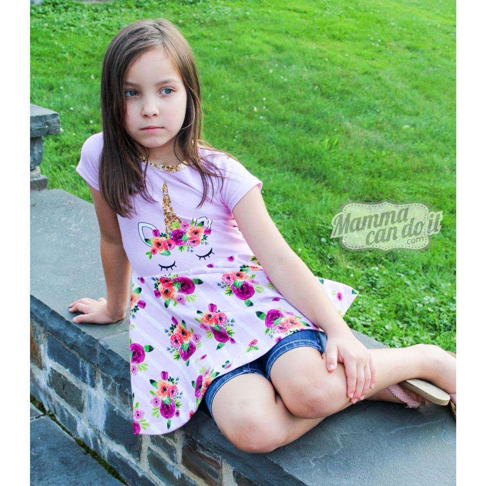 Relaxed Peplum | Girl Sizes 2T-16 | MammaCanDoIt