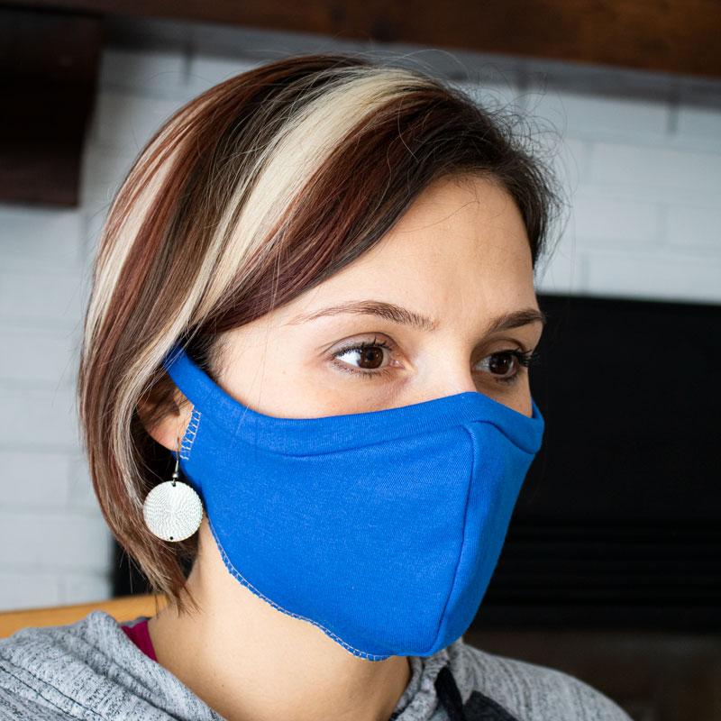 Elastic Free T-shirt Face Mask | Sewing Pattern Download ...