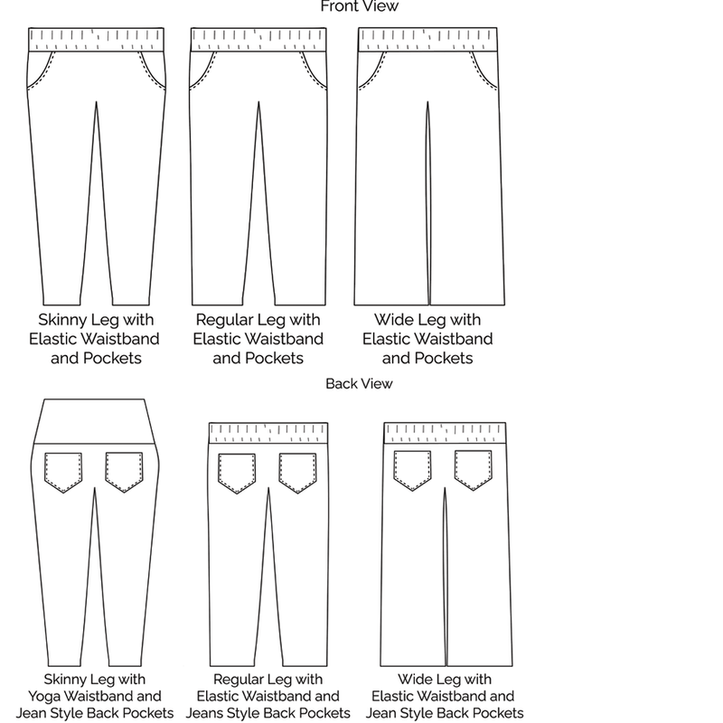 Fit Pants Pattern | Women Plus Sizes 14w-40w | MammaCanDoIt
