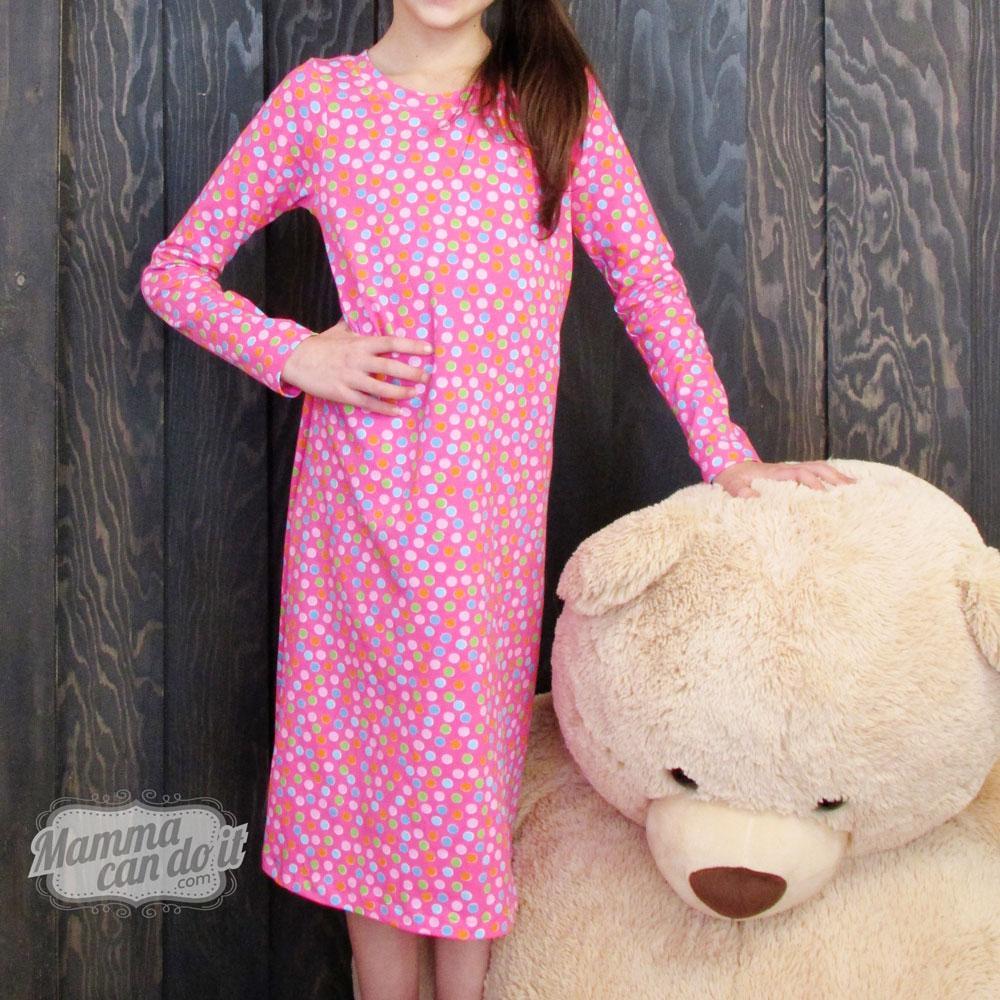 Big Girl Nightgown Sewing Pattern Easy Download MammaCanDoIt